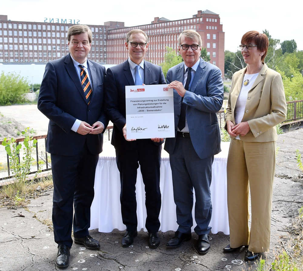 Berlin und Deutsche Bahn vereinbaren Finanzierung für vorgezogene Planungsleistungen zur schnellen Reaktivierung der Siemensbahn • i2030-Projekt stärkt Berliner Nahverkehr (Foto: DB)