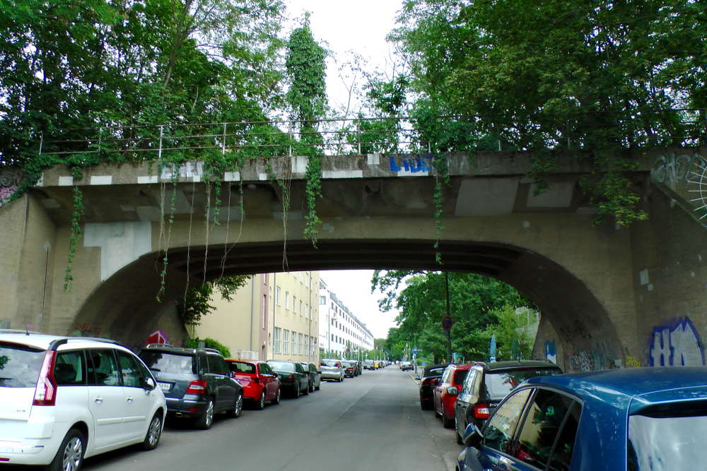 Siemensbahn zwischen Station Wernerwerk und Siemensstadt (Foto: VBB)