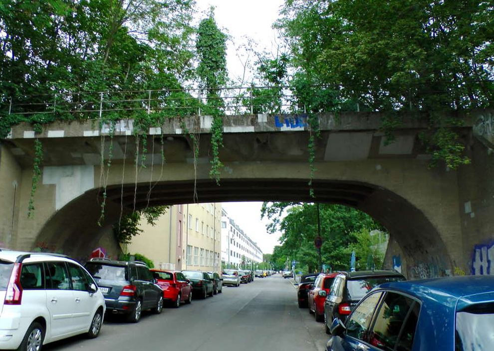 Siemensbahn zwischen Station Wernerwerk und Siemensstadt (Foto: VBB)