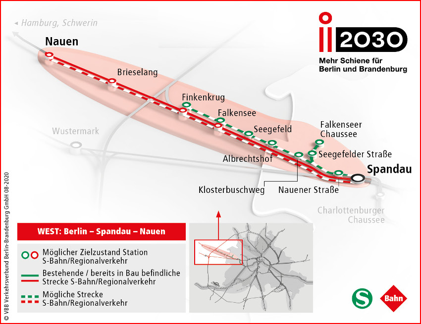 i2030 Karte West Berlin-Spandau-Nauen