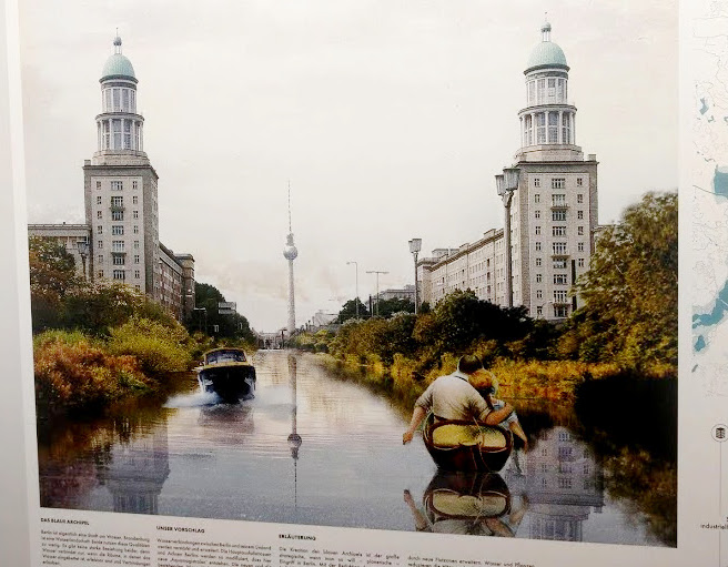 Wettbewerbsbeiträge mit Zukunftsvisionen für Großberlin im Jahr 2070, Foto: VBB