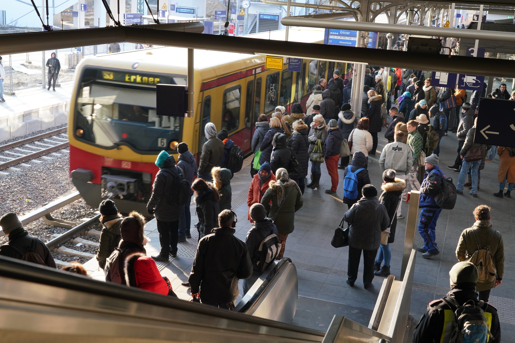 Verkehrsknoten Ostkreuz, Foto: Deutsche Bahn AG, Volker Emersleben