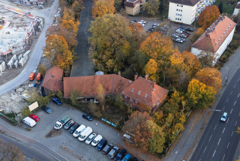 Endpunkt der Siemensbahn, Haltestelle Gartenfeld, Foto VBB Sebastian Elm