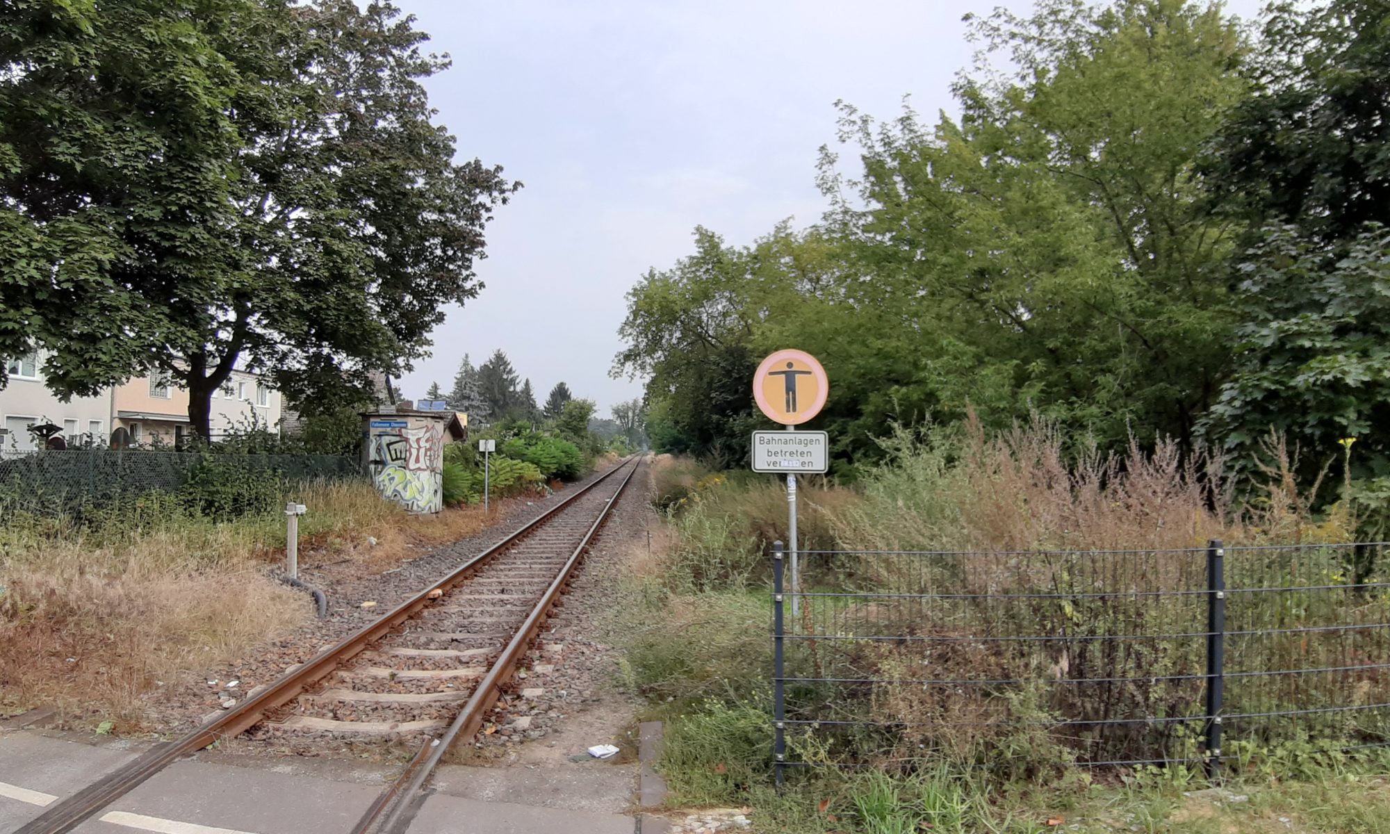 Strecke der Bötzowbahn, Foto VBB