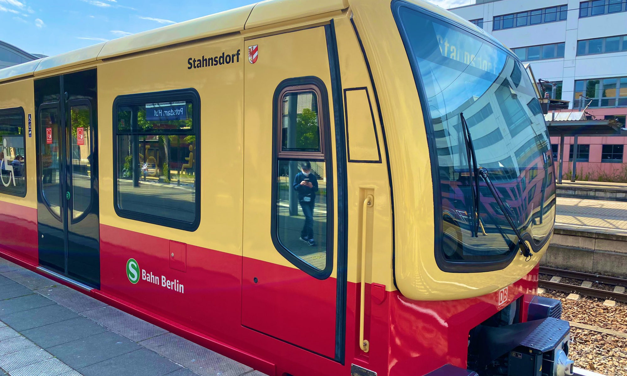 Getaufter S-Bahnzug "Stahnsdorf", Foto S-Bahn Berlin