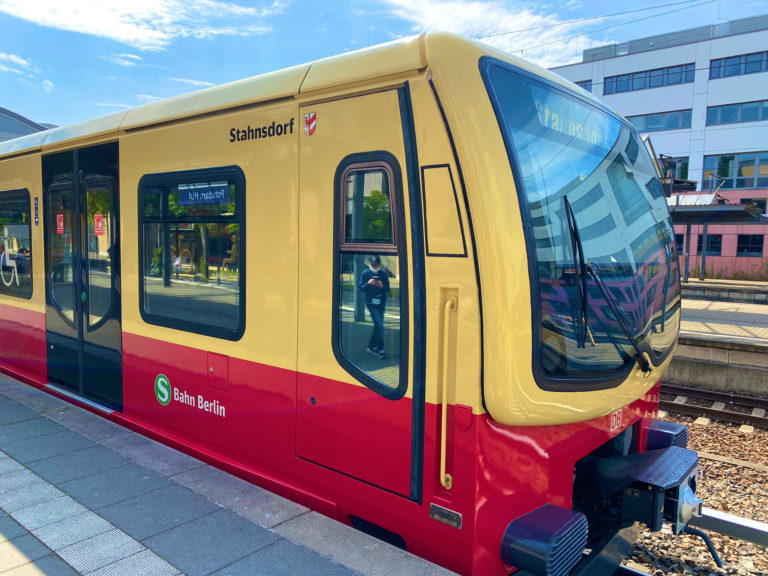 Getaufter S-Bahnzug "Stahnsdorf", Foto S-Bahn Berlin