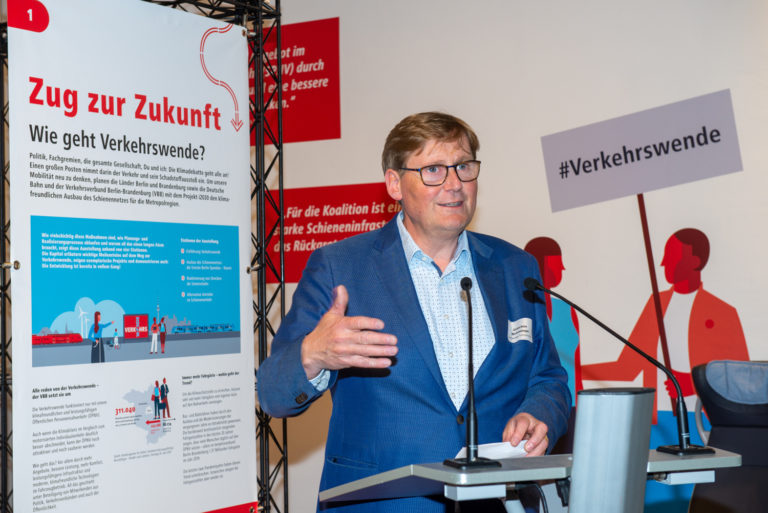 Eröffnung der i2030-Ausstellung mit Joachim Breuninger, Direktor des Technikmuseum, Foto VBB