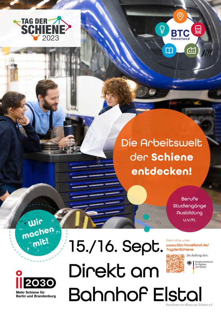 i2030 beim Tag der Schiene auf dem BTC-Havelland, Grafik: BTC-Havelland