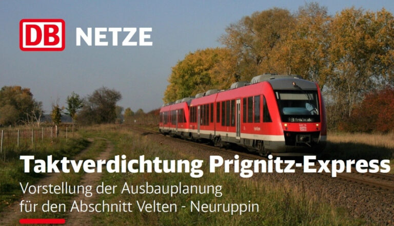 Infoveranstaltung zum i2030-Projekt: Ausbau Velten-Neuruppin in Kremmen, Foto: DB Netz AG
