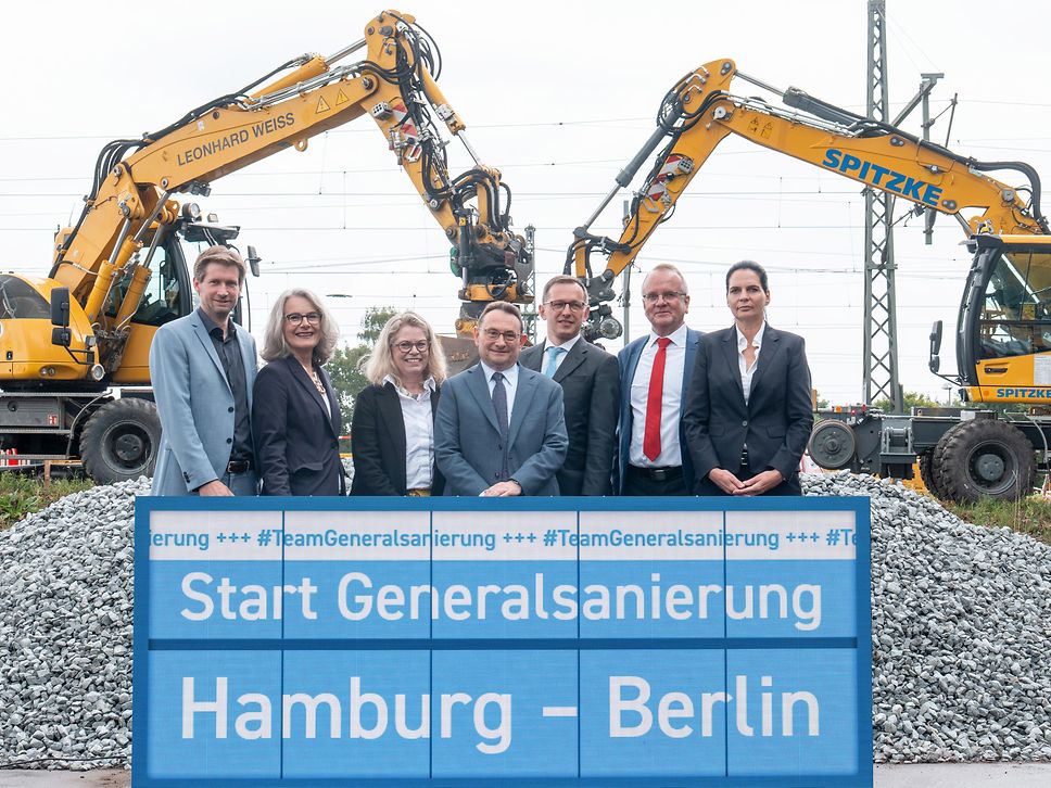 Start der Generalsanierung Berlin - Hamburg in Ludwigslust, Foto: Deutsche Bahn AG