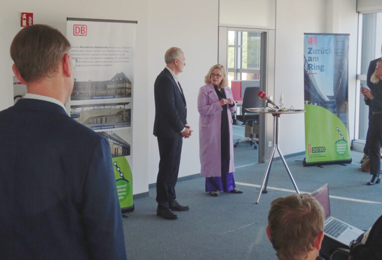 Das Partnerschaftsmodell Siemensbahn sichert die effiziente Zusammenarbeit für Planung und Bau bis zur Umsetzung 2029 ab, Foto: VBB, Stapf