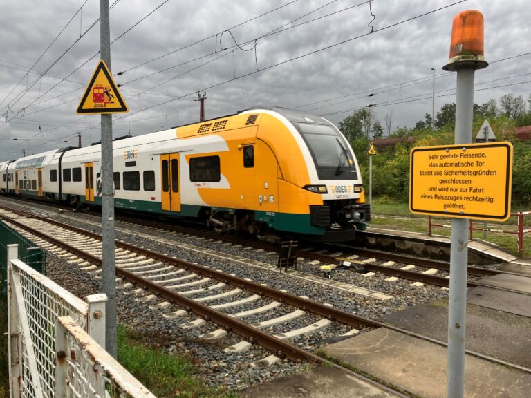 RE1-Halt an der Verkehrsstation Ziltendorf, Foto: DB InfraGO AG