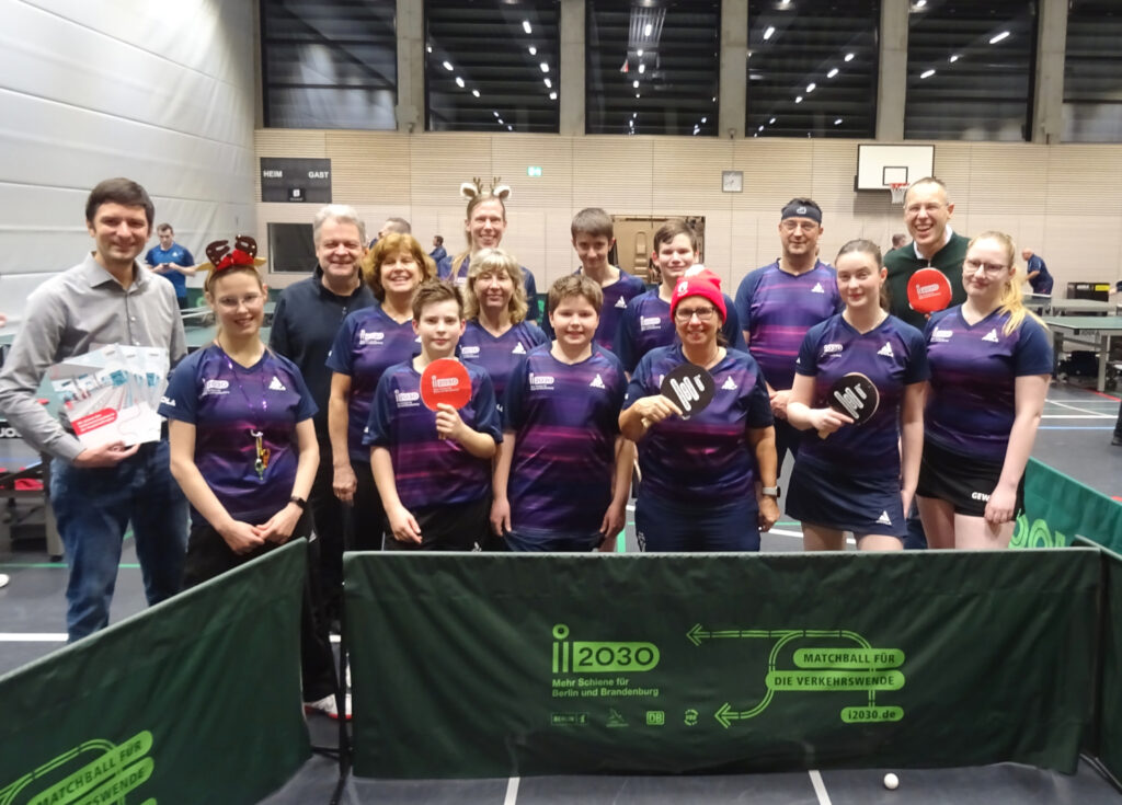 Der TSV Stahnsdorf Tischtennis kooperiert mit Projekt i2030, Foto: VBB GmbH