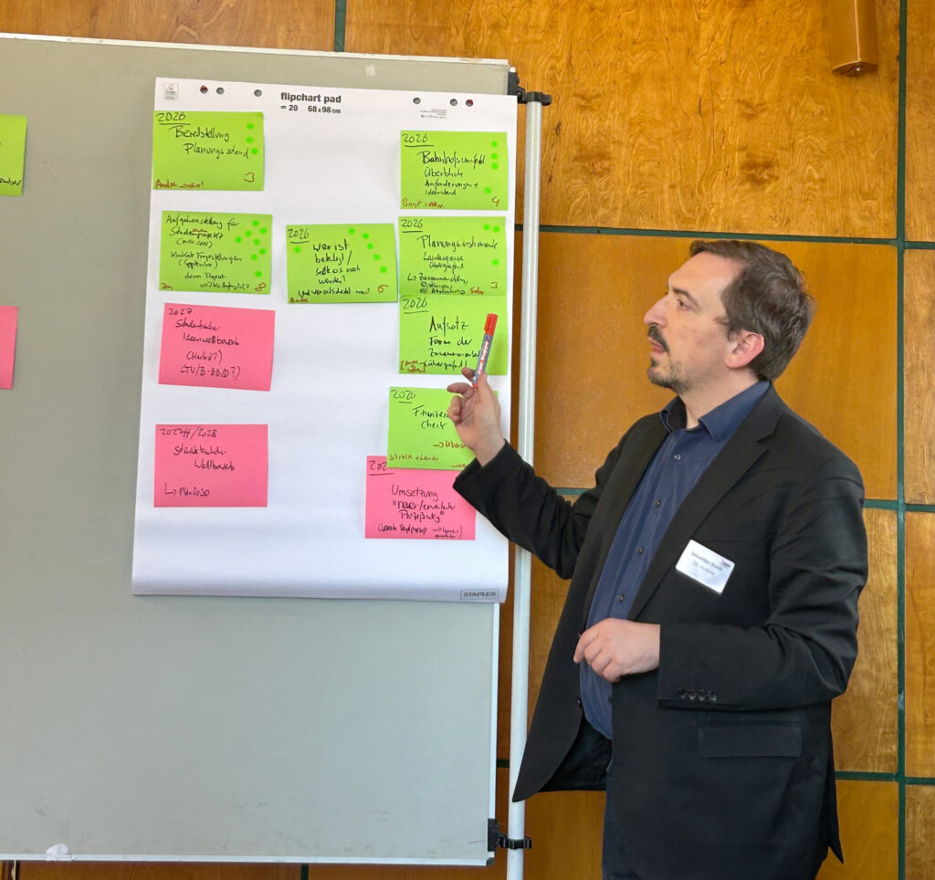 Abstimmung zu anstehende Arbeitspaketen in den kommenden Monaten, Foto: VBB GmbH