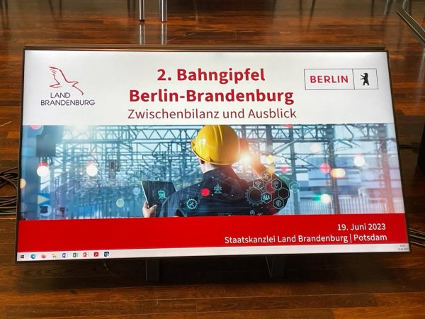 2. Bahngipfel Berlin-Brandenburg am 19.06.2023, Foto: VBB